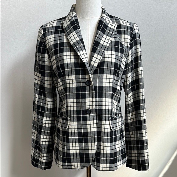 Pendleton Jackets & Blazers - Pendleton Womens Tailored Preppy Minimalist Wool Workwear Blazer 6 Blair Waldorf